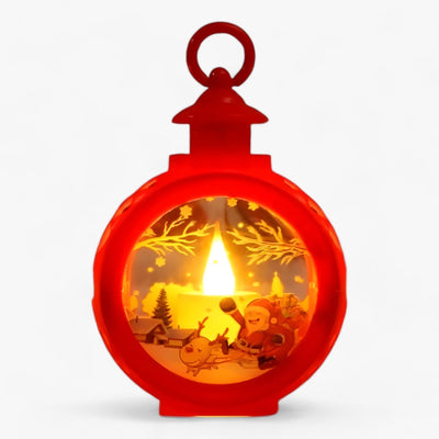 FrostGlow – Dekorative Schneemann-Lampe mit LED-Lampe, die Weihnachten simuliert