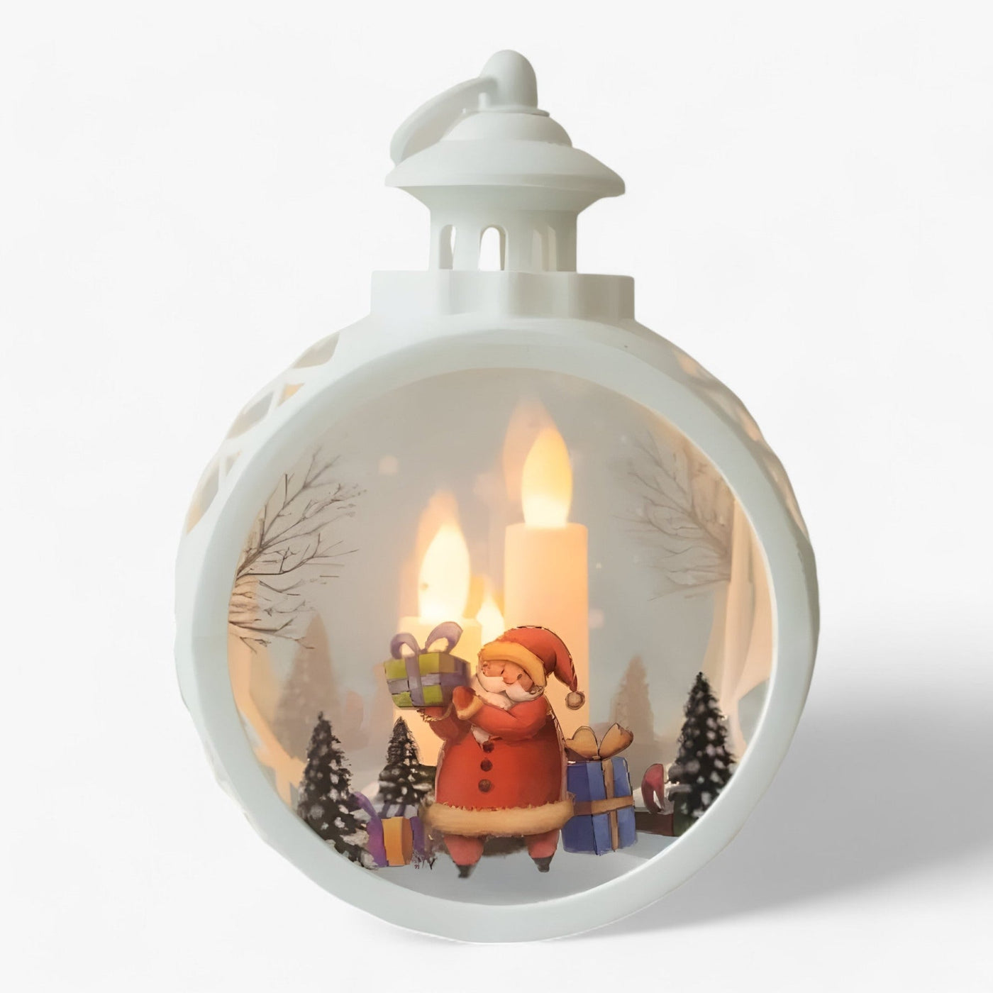 FrostGlow – Dekorative Schneemann-Lampe mit LED-Lampe, die Weihnachten simuliert