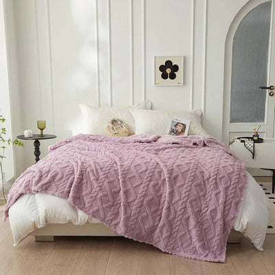 Fuzzy-Decke - Warm - Flauschig - Sherpa-Decke - Winterdecke