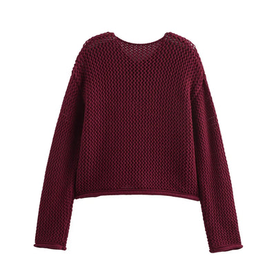 Gestrickte Strickjacke – Warm – Taschen – Mit Knöpfen Zu Schließen – Damenbekleidung