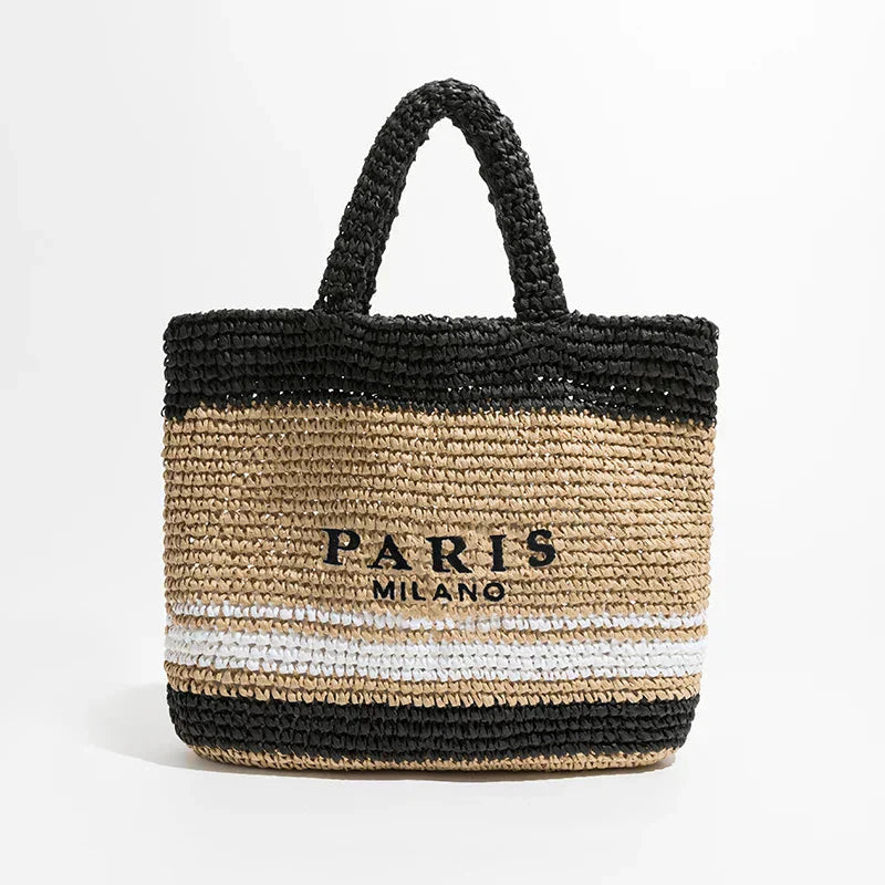 Gewebte Tasche | Boho | Shopper | Strohtasche | Tragetasche