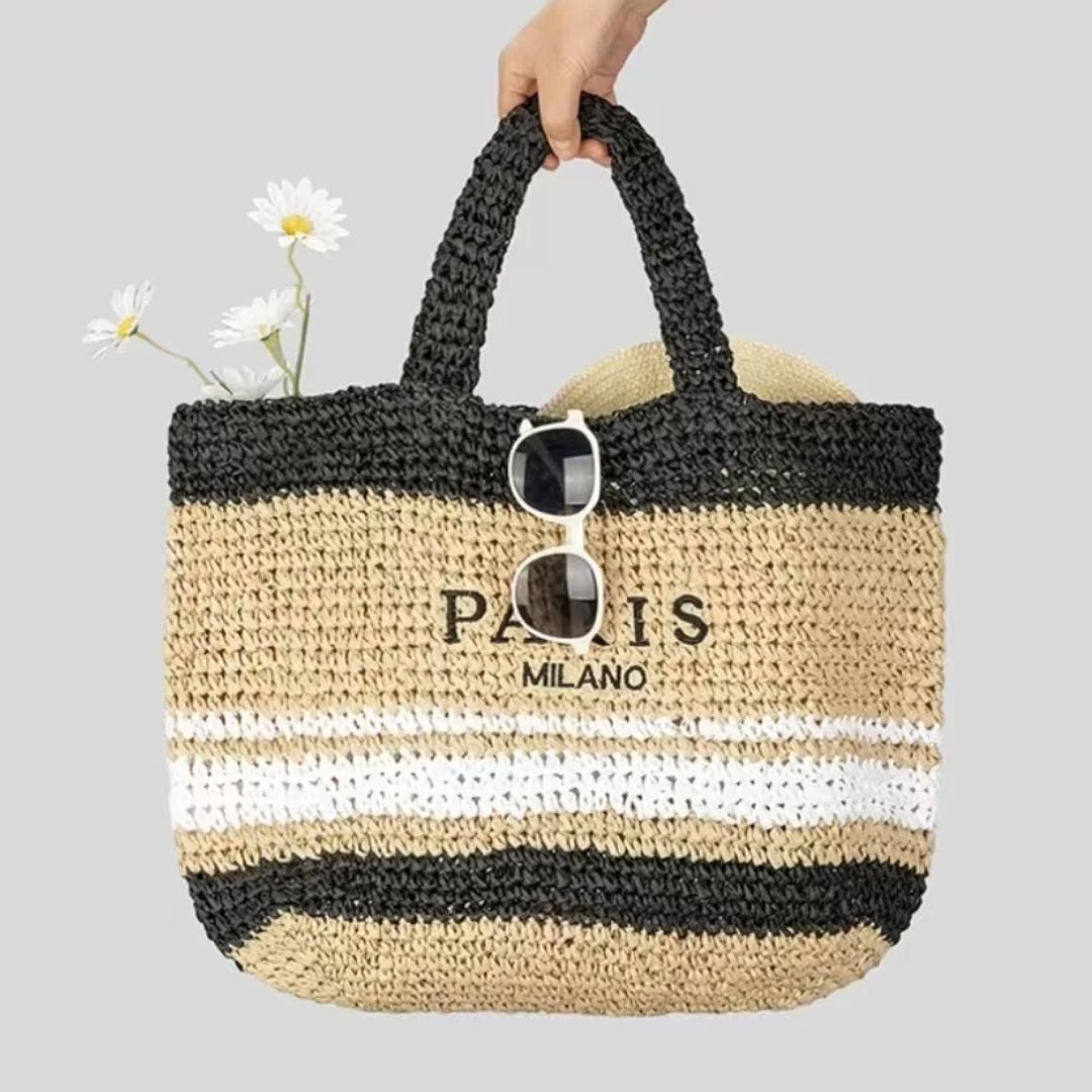 Gewebte Tasche | Boho | Shopper | Strohtasche | Tragetasche