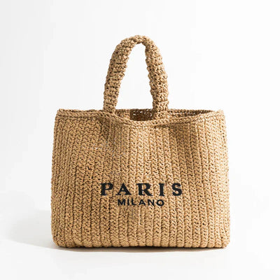 Gewebte Tasche | Boho | Shopper | Strohtasche | Tragetasche