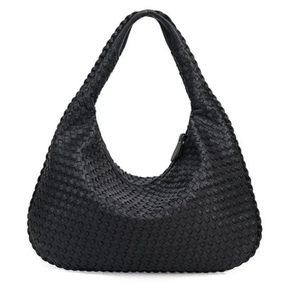 Gewebte Tasche – große vegane Ledertasche für den Alltag für Damen