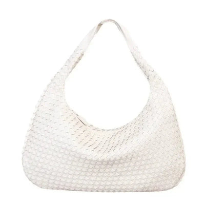 Gewebte Tasche – große vegane Ledertasche für den Alltag für Damen