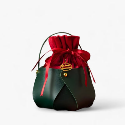 GiftSnap – Geschenkverpackung mit Apfel-Tasche für Weihnachten