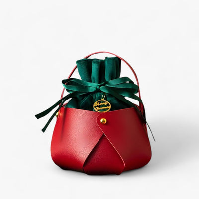GiftSnap – Geschenkverpackung mit Apfel-Tasche für Weihnachten
