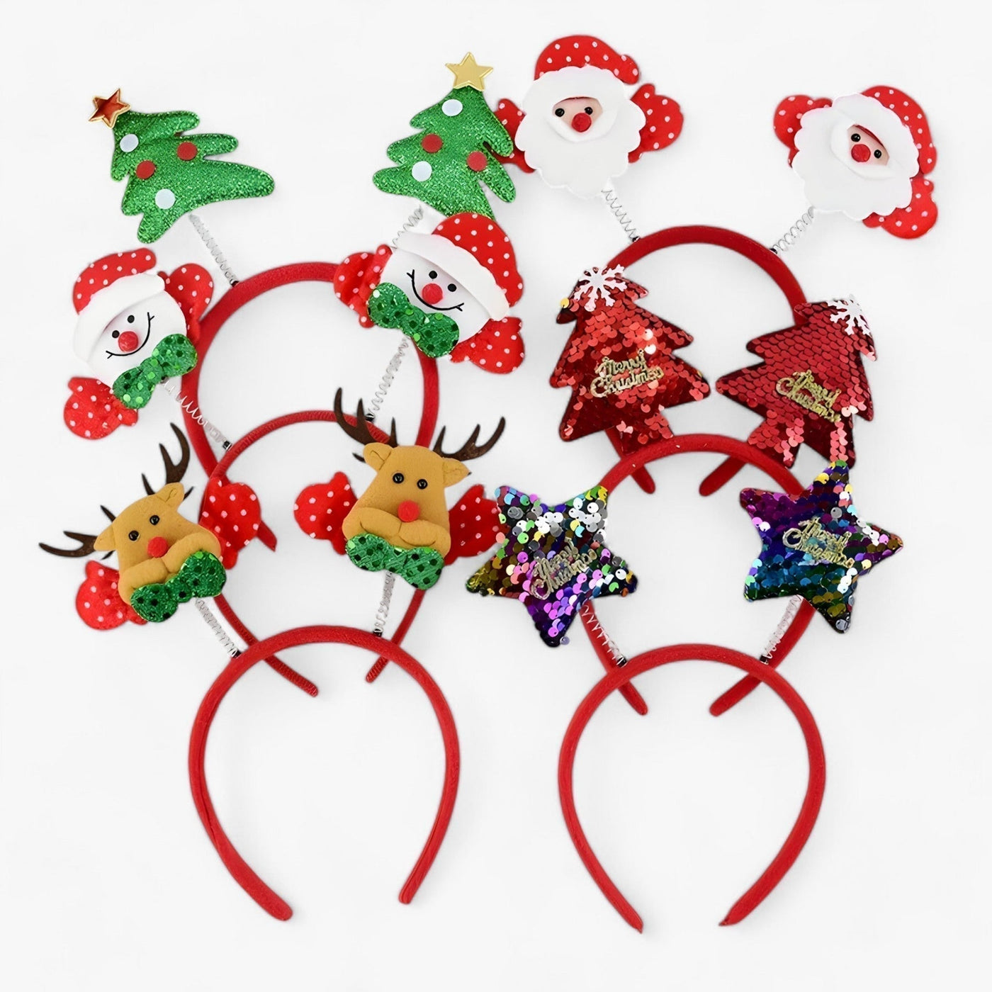 Glam - Bequemes Weihnachts-Stirnband mit Diadem