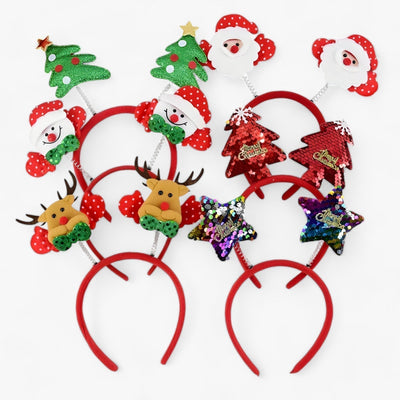 Glam - Bequemes Weihnachts-Stirnband mit Diadem