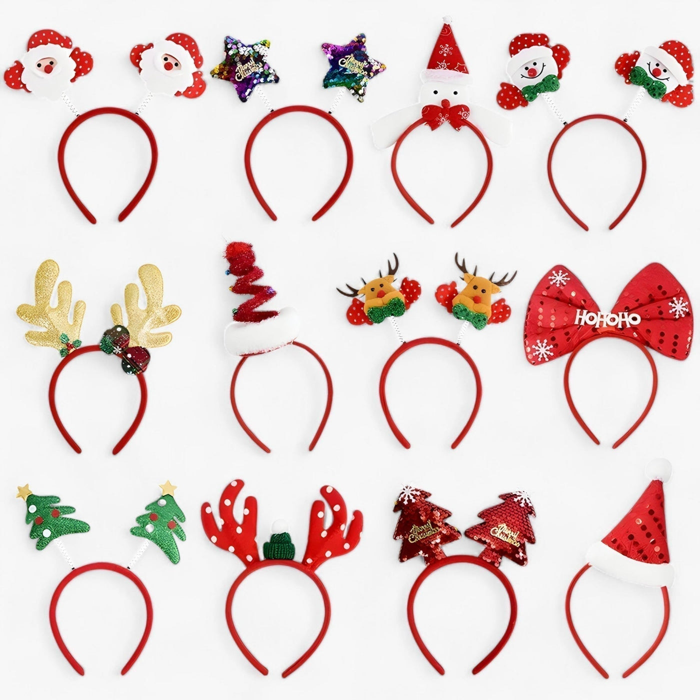 Glam - Bequemes Weihnachts-Stirnband mit Diadem