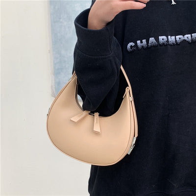 Half Moon Bag | Trendy | Zipper | Umhängetasche | Kleine Tasche