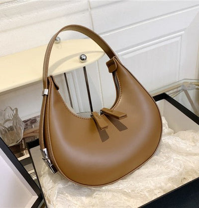 Half Moon Bag | Trendy | Zipper | Umhängetasche | Kleine Tasche