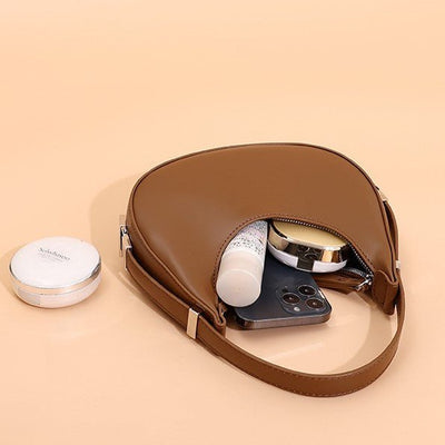 Half Moon Bag | Trendy | Zipper | Umhängetasche | Kleine Tasche