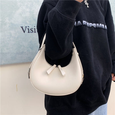 Half Moon Bag | Trendy | Zipper | Umhängetasche | Kleine Tasche