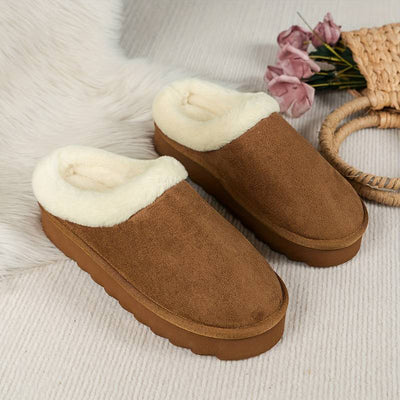 Hausschuhe für den Winter – flauschig – Slip-On – Hausschuhe für drinnen – Hausschuhe