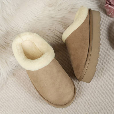 Hausschuhe für den Winter – flauschig – Slip-On – Hausschuhe für drinnen – Hausschuhe
