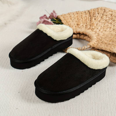 Hausschuhe für den Winter – flauschig – Slip-On – Hausschuhe für drinnen – Hausschuhe
