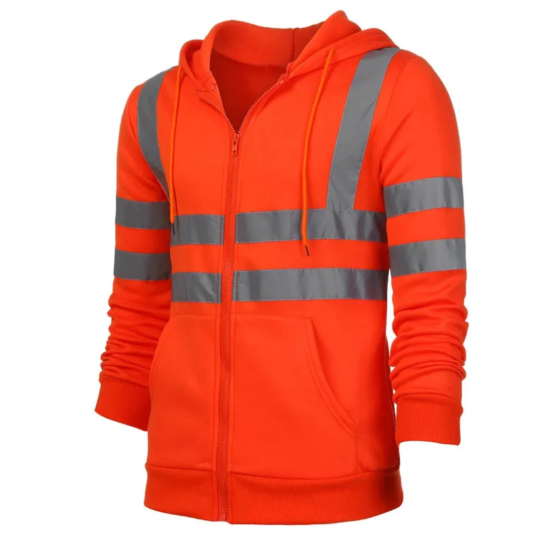Adenet | Herren Sicherheits Reflektierend Jacke | Arbeitskleidung