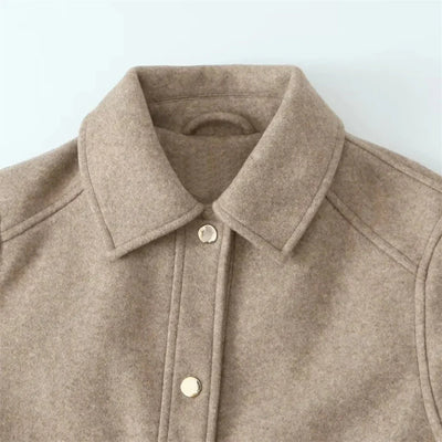 Herbstjacke | Einreiher | Taschen | Kurze Wolljacke | Damenjacken