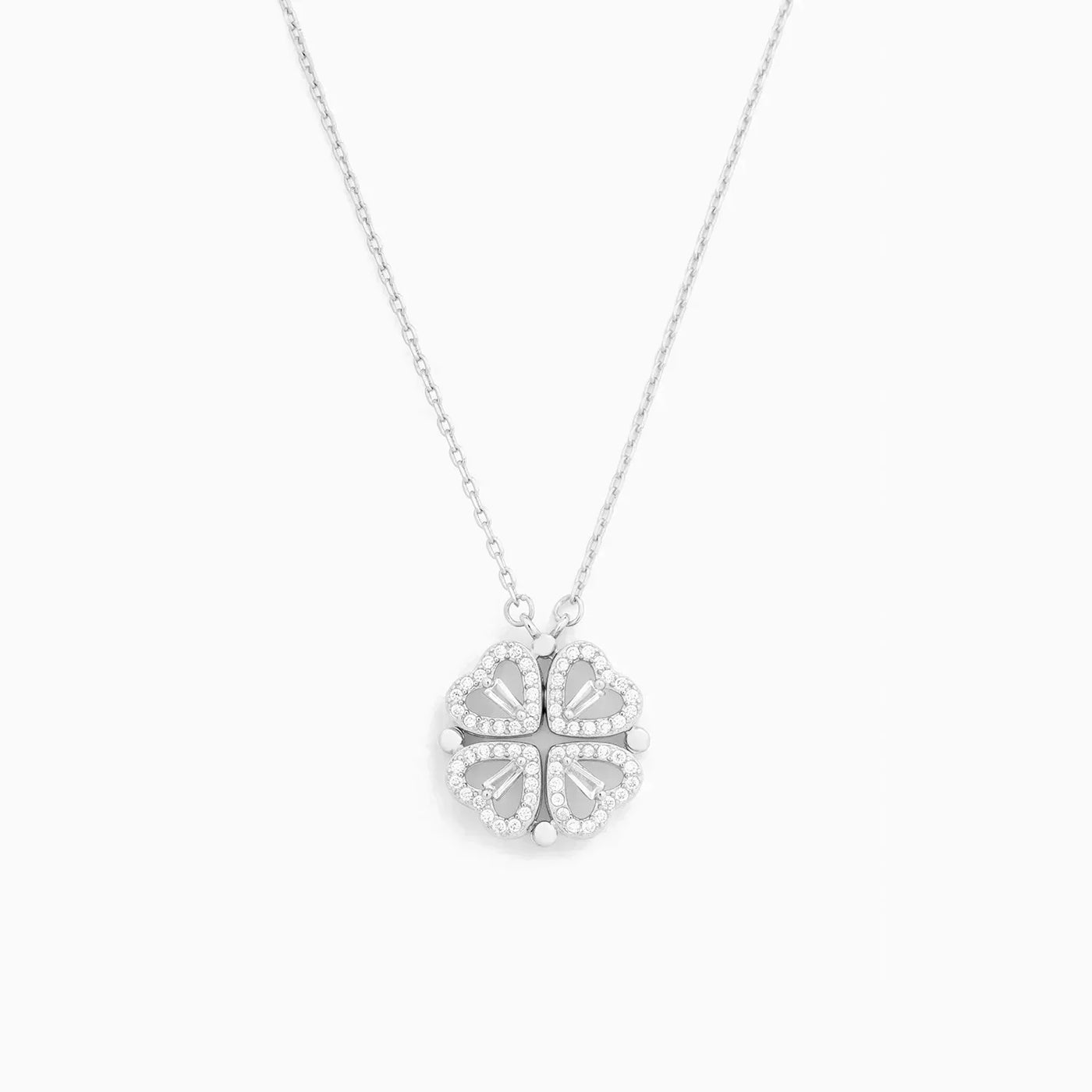 Herz-Halskette | Zirkon | Silber | Goldene Halskette | Halskette für Damen
