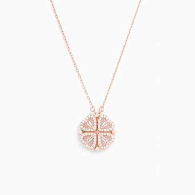 Herz-Halskette | Zirkon | Silber | Goldene Halskette | Halskette für Damen