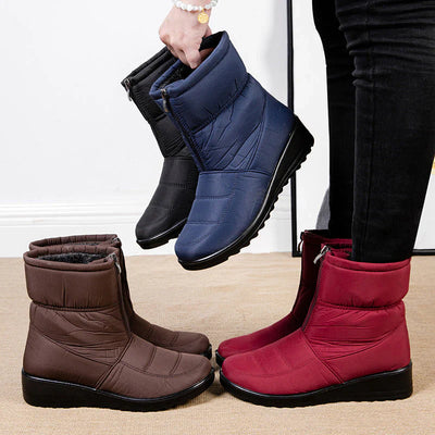 Winterstiefel mit Reißverschluss für Damen