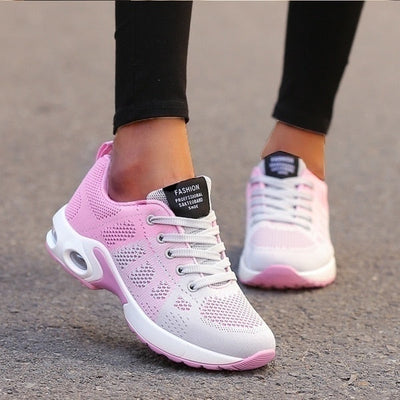 Atmungsaktive Klobige Sneakers Für Damen Mit Gepolsterter Sohle – Moderner Look, Freizeit & Sport