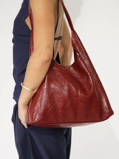 Hobo-Bag | Veganes Leder | Groß | Tasche und Clutch | Schultertasche