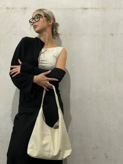 Hobo-Bag | Veganes Leder | Groß | Tasche und Clutch | Schultertasche