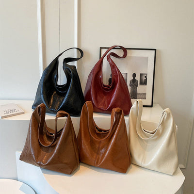 Hobo-Bag | Veganes Leder | Groß | Tasche und Clutch | Schultertasche