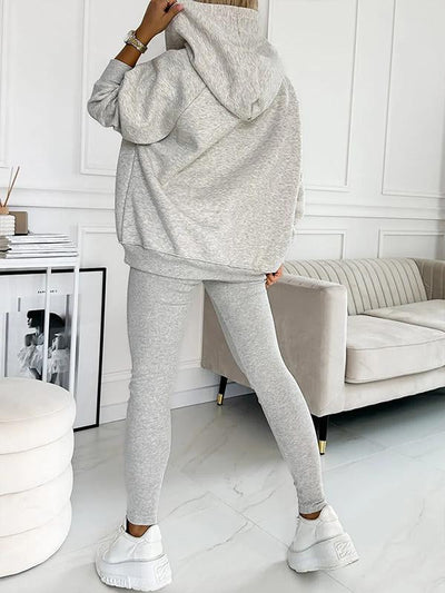 Jogger-Set | Oversize-Hoodie | Leggings | Loungewear-Set | Damenbekleidung