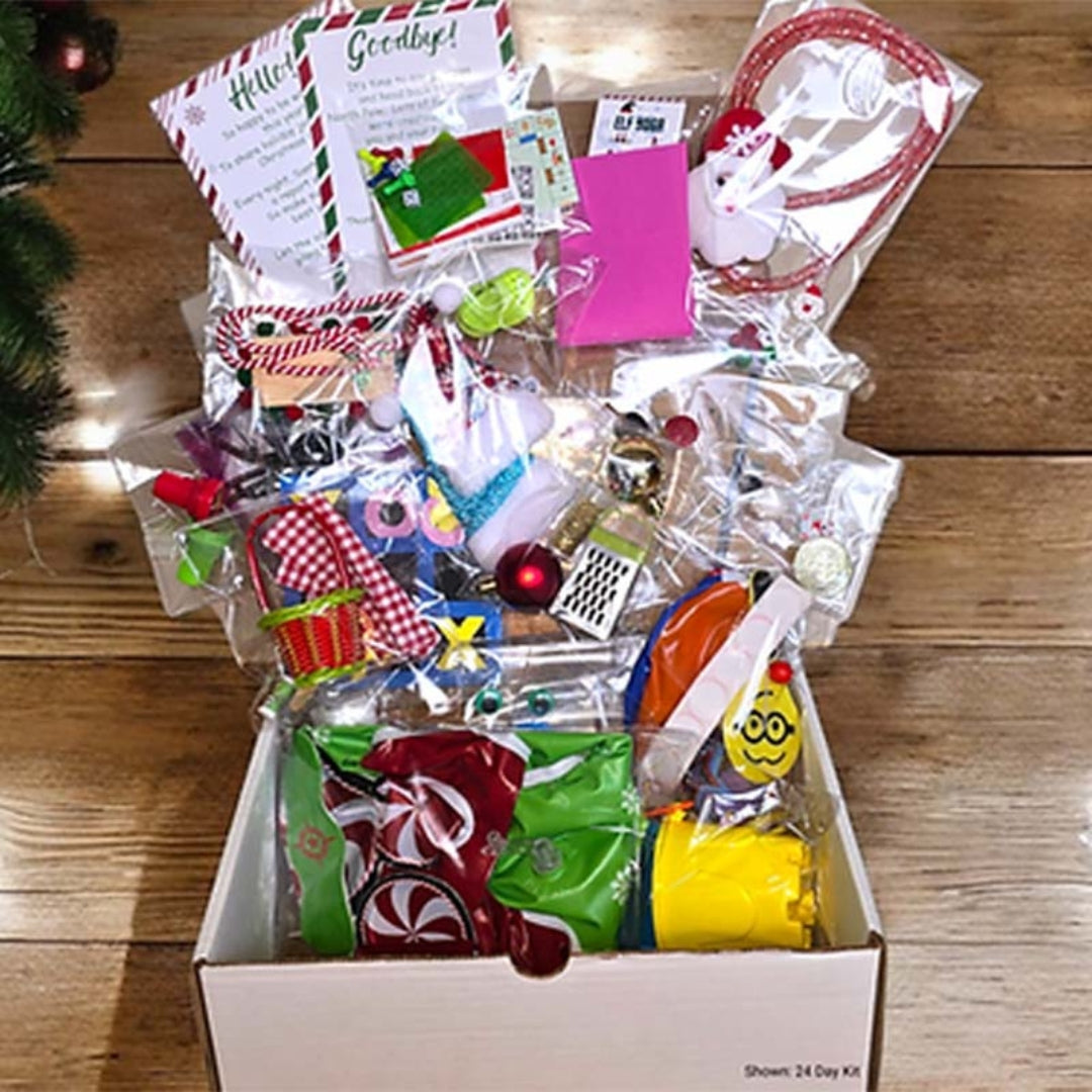 JoyElf – Weihnachtsmann-Set mit einfacher Einrichtung und kreativen Aktivitäten