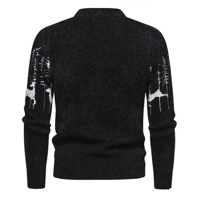 Jun - Hochwertiger Herrenpullover im Weihnachtslook