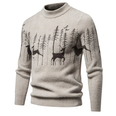 Jun - Hochwertiger Herrenpullover im Weihnachtslook