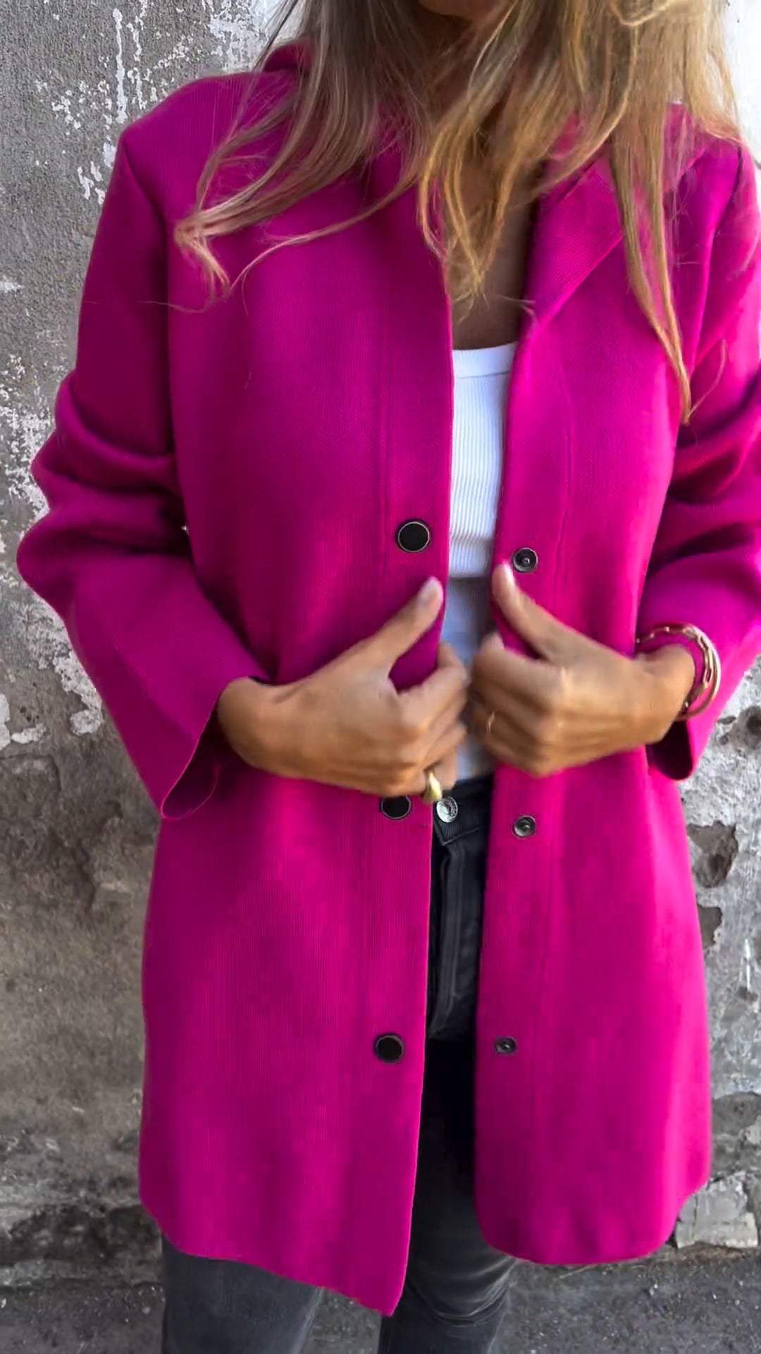 Kapuzenjacke | Einreiher | Mittellang | Herbstjacke | Freizeitjacken für Damen