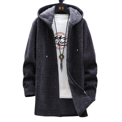 Kapuzenmantel | Reißverschluss | Fleecefutter | Winterjacke | Damenjacken