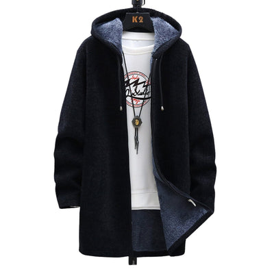 Kapuzenmantel | Reißverschluss | Fleecefutter | Winterjacke | Damenjacken