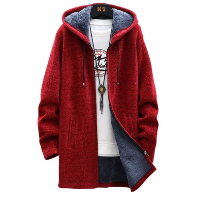 Kapuzenmantel | Reißverschluss | Fleecefutter | Winterjacke | Damenjacken