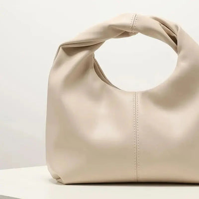 Kleine Tasche – quadratische Handtasche mit modischem Knoten für Damen
