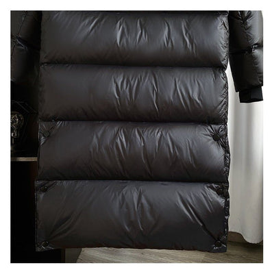 Lange Daunenjacke – Warm – Mit Kapuze – Daunenjacke – Langer Wintermantel für Damen