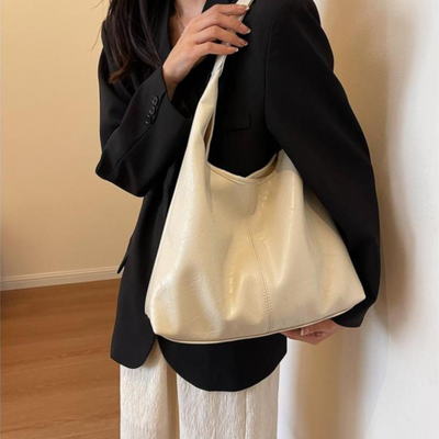 Ledertasche - Groß - Kunstleder - Umhängetasche - Damenhandtasche