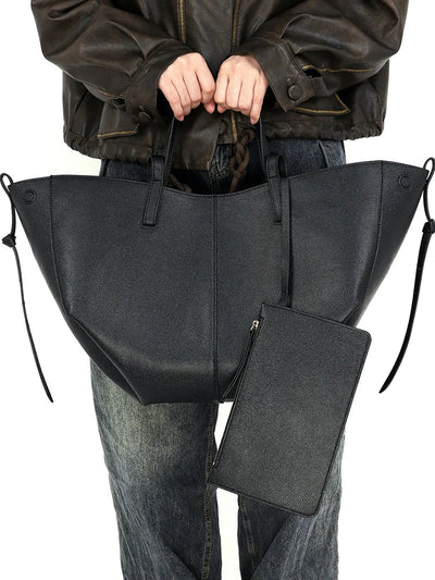 Ledertasche | Vintage | Kunstleder | Schultertasche | Große Tragetasche