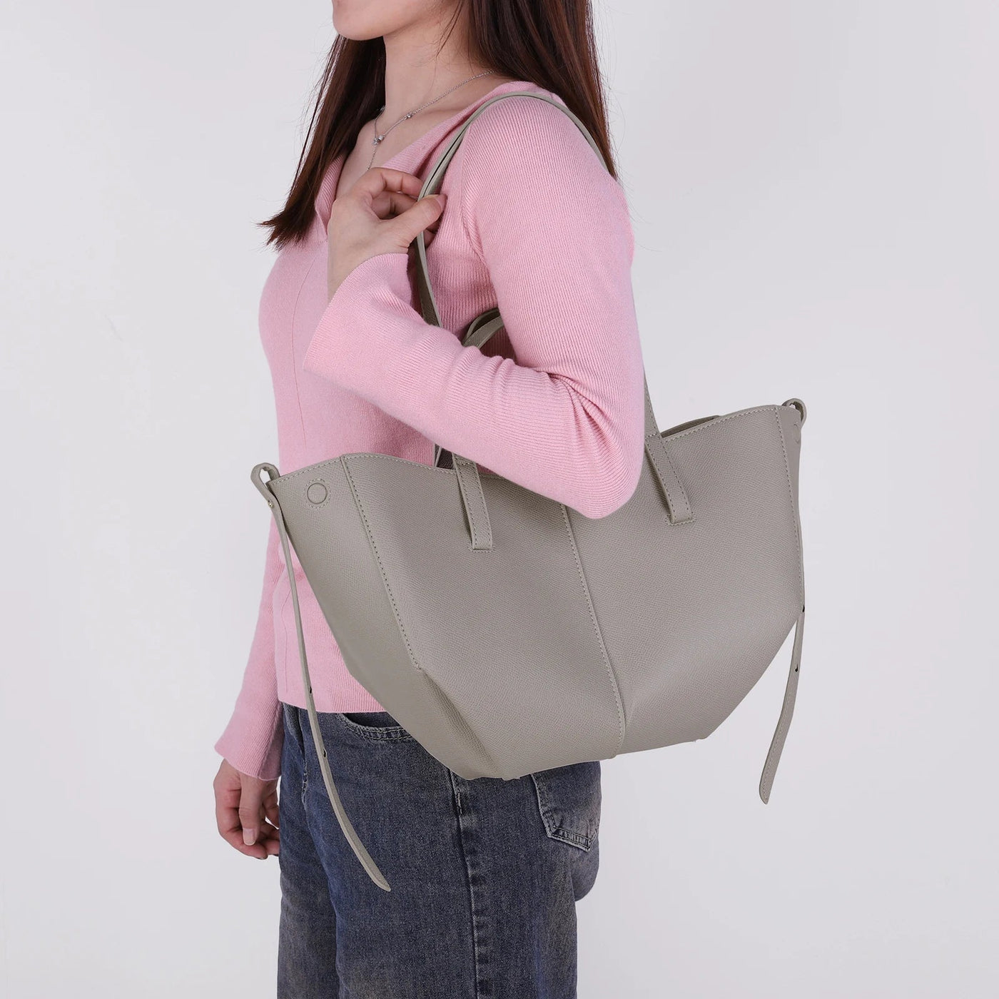 Ledertasche | Vintage | Kunstleder | Schultertasche | Große Tragetasche