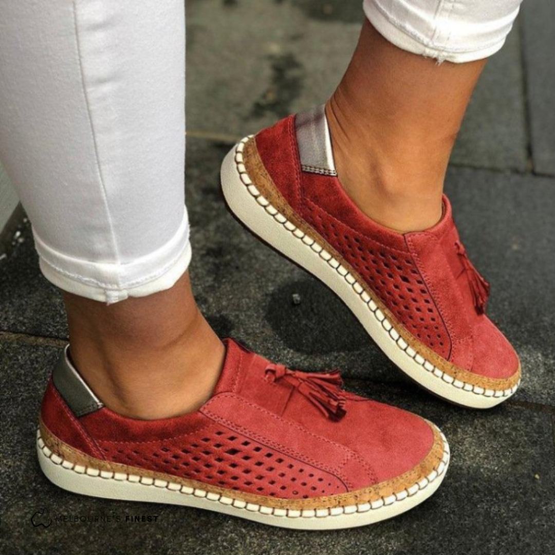 Atmungsaktive Slip-On-Sneaker für Damen