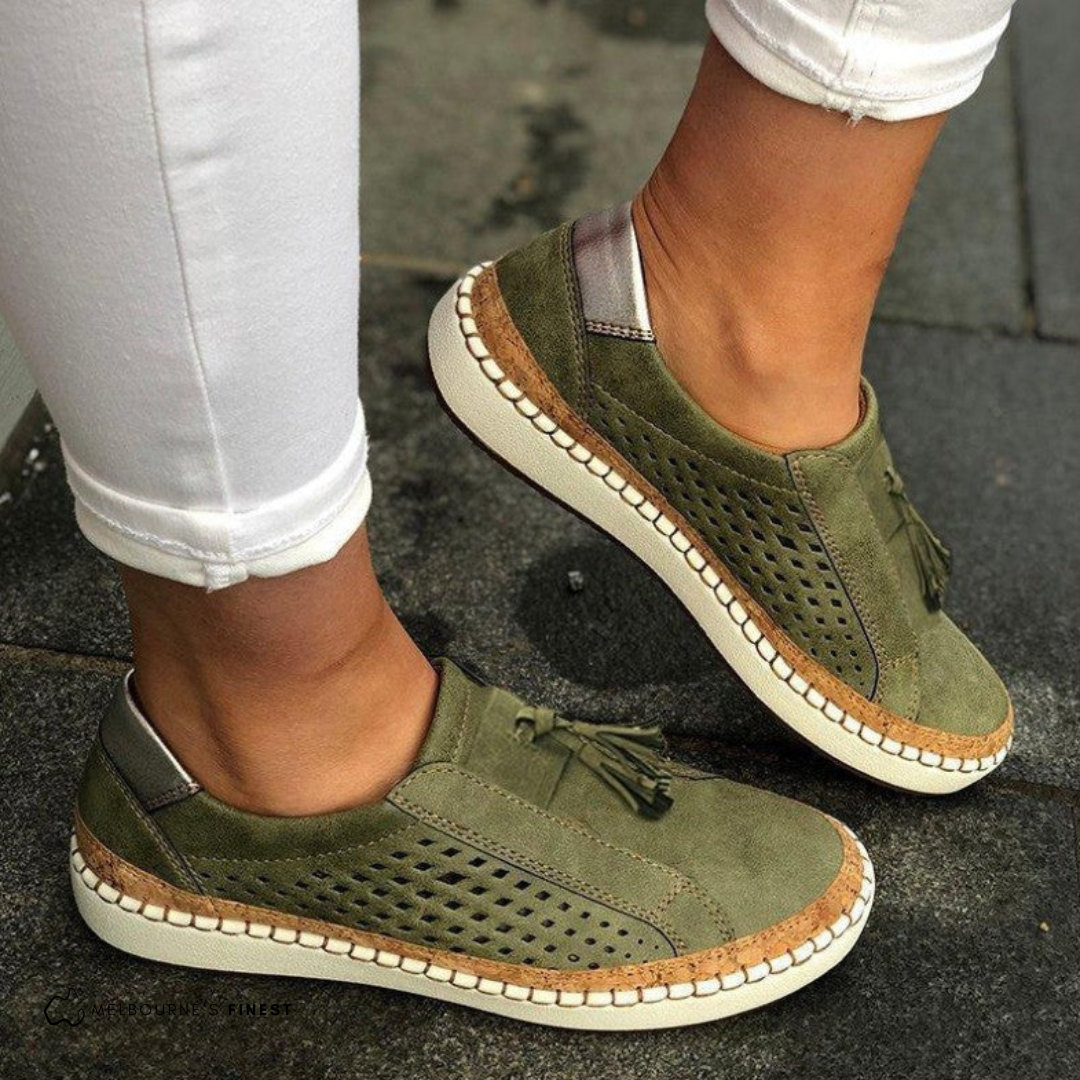 Atmungsaktive Slip-On-Sneaker für Damen