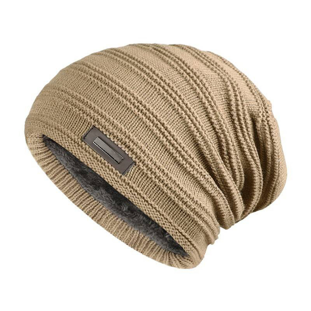 Mütze | Warm | Gestrickt | Fleecemütze | Wintermütze