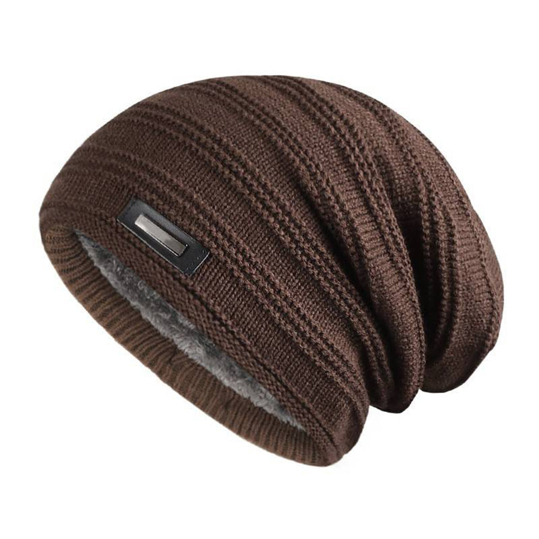 Mütze | Warm | Gestrickt | Fleecemütze | Wintermütze
