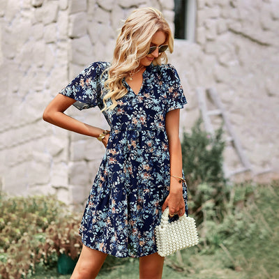 Achilles - Minikleid mit Blumen