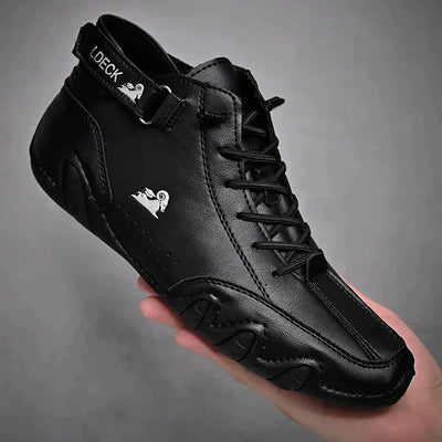 Tyler - ultra-bequeme, rutschfeste Barfußschuhe aus echtem Leder