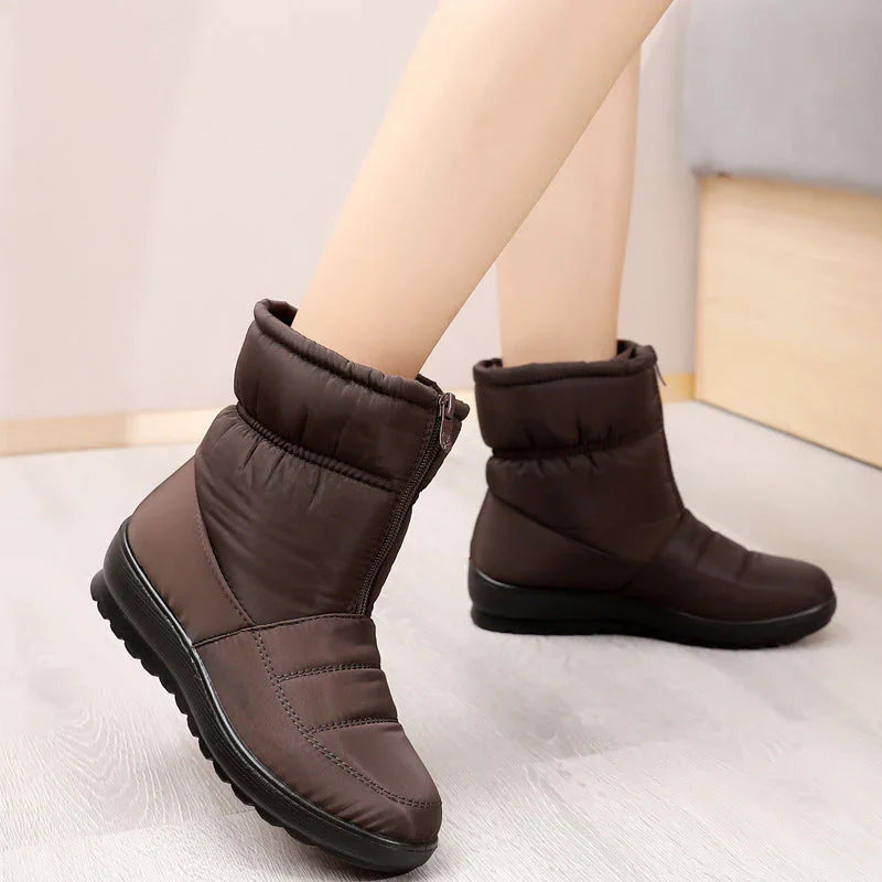 Winterstiefel mit Reißverschluss für Damen